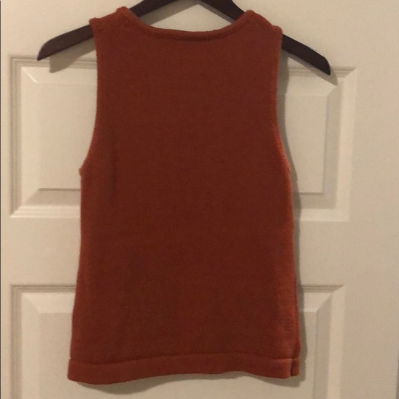 J. Crew Factory Cotton sweater tank top - Rust - Picture 4 of 4